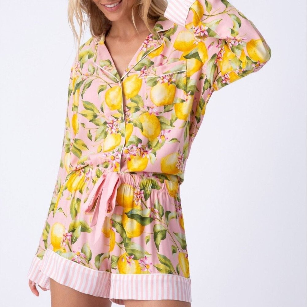 In Full Bloom Lemon Shorts